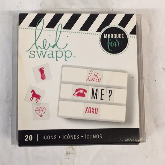 Heidi Swapp HS LghtBox Icons Pink 3pk New - Picture 3 of 8